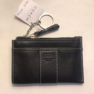 Coach key ring wallet